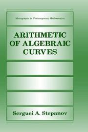 Cover of: Arithmetic of algebraic curves