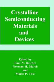 Crystalline semiconducting materials and devices