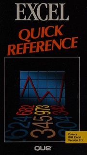 Cover of: Excel quick reference