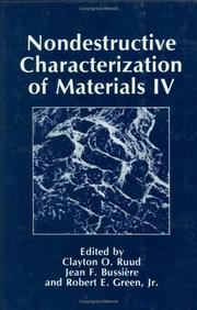 Nondestructive characterization of materials IV