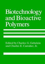 Cover of: Biotechnology and bioactive polymers
