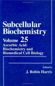Cover of: Ascorbic Acid (Subcellular Biochemistry)