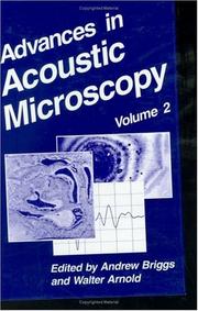 Cover of: Advances in acoustic microscopy