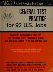 Cover of: General test practice for 92 U.S. jobs: the complete study guide for scoring high