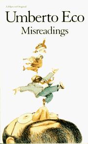 Cover of: Misreadings