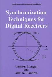 Synchronization techniques for digital receivers by Umberto Mengali