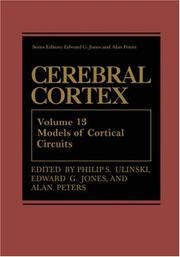 Cerebral cortex. Vol.13, Models of cortical circuits