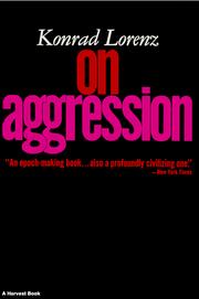Cover of: On aggression.