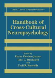 Cover of: Handbook of Cross-Cultural Neuropsychology (Critical Issues in Neuropsychology)