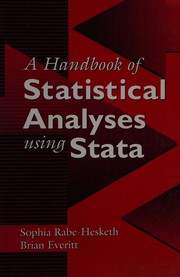 Cover of: A handbook of statistical analysis using stata
