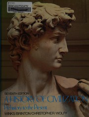 Cover of: A History of civilization: prehistory to the present