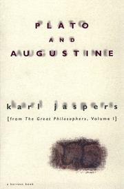 Plato and Augustine by Karl Jaspers