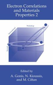 Electron correlations and materials properties 2