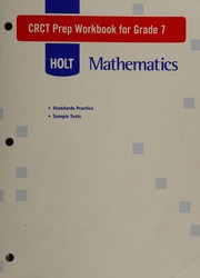 Cover of: Holt mathematics: CRCT prep workbook