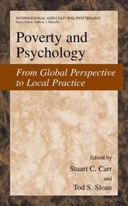 Poverty and psychology : from global perspective to local practice