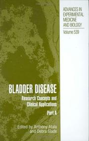 Bladder disease : research concepts and clinical applications