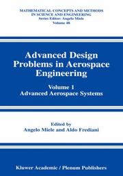 Advanced design problems in aerospace engineering