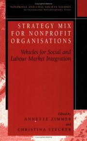 Strategy mix for nonprofit organisations : vehicles for social and labour market integrations