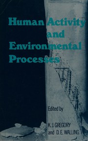 Cover of: Human activity and environmental processes