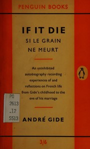 Cover of: If it die by André Gide