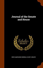 Cover of: Journal of the Senate and House