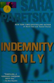 Cover of: Indemnity only by Sara Paretsky