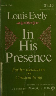 Cover of: In His presence.
