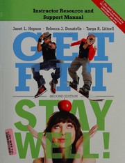 Cover of: Instructor resource and support manual for get fit, stay well!