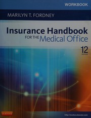 Cover of: Insurance handbook for the medical office by Marilyn Takahashi Fordney