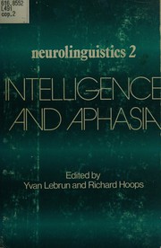 Cover of: Intelligence and aphasia
