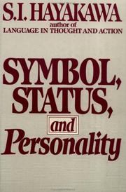 Cover of: Symbol, status, and personality