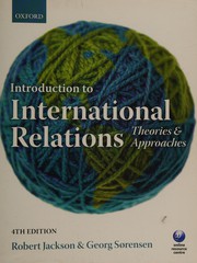 Cover of: Introduction to international relations