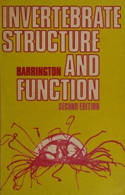 Cover of: Invertebrate structure and function