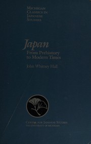 Cover of: Japan, from prehistory to modern times