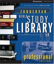 Cover of: Zondervan Bible Study Library:  Professional Edition 5.0