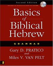 Cover of: Basics of Biblical Hebrew: Grammar