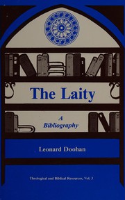 Cover of: The Laity : A Bibliography (Theological & Biblical Resources, Vol. 3)