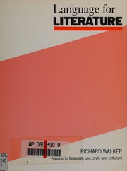 Cover of: Language for Literature (Nelson Skills Programme - Reading Skills) by Richard Walker undifferentiated