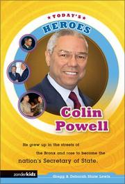 Cover of: Colin Powell by Gregg Lewis