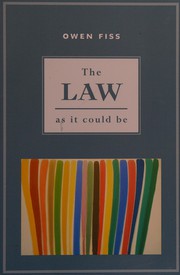 Cover of: The law as it could be