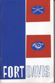 Cover of: Fort Davis National Historic Site, Texas (024-005-00187-5)