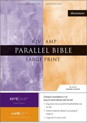 Kjv/Amp Parallel Bible by Zondervan Staff