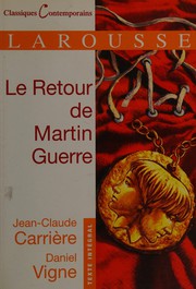 Cover of: Le retour de Martin Guerre: récit