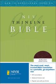 Cover of: NIV Thinline Bible (New International Version)