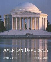Cover of: American democracy by Lewis Lipsitz