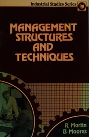 Cover of: Management structures and techniques