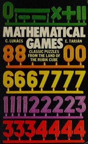 Cover of: Mathematical games