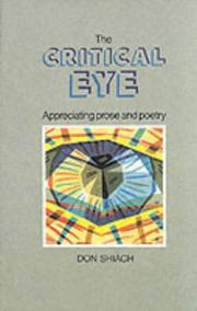 The critical eye : appreciating prose and poetry