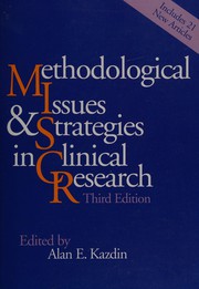 Cover of: Methodological issues & strategies in clinical research