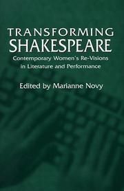 Cover of: Transforming Shakespeare: contemporary women's re-visions in literature and performance